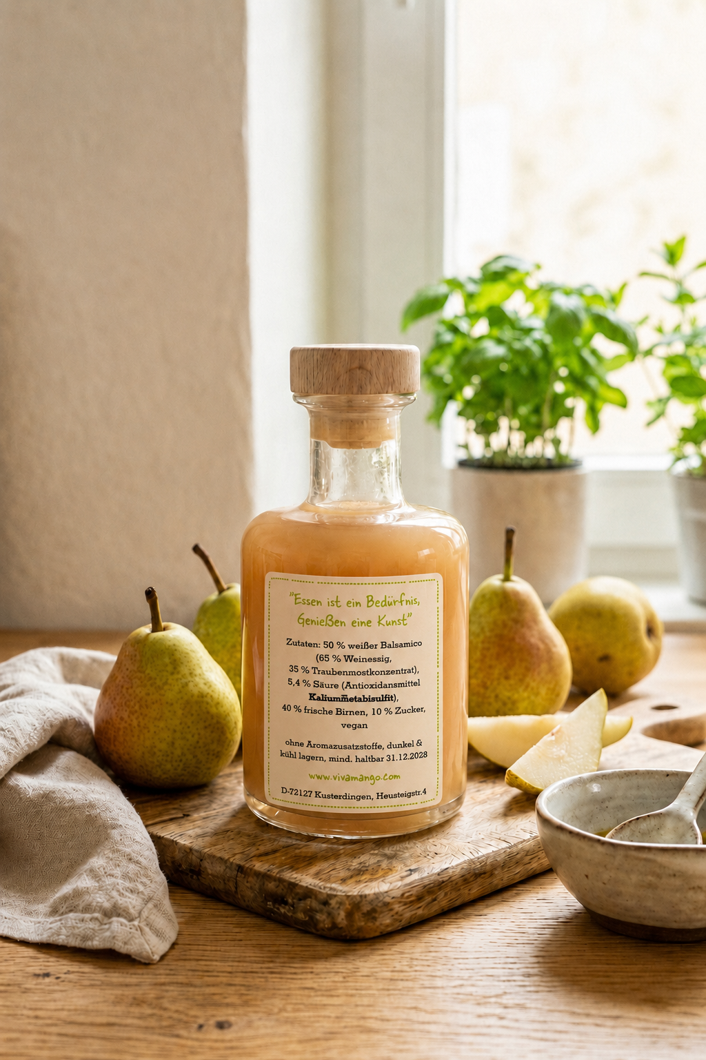 Klassische Flasche - Birne Balsamico Bild 2
