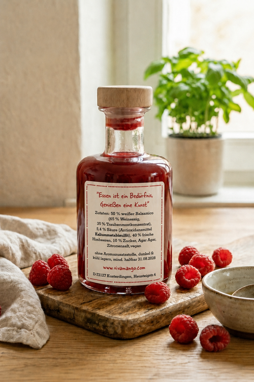 Klassische Flasche - Himbeere Balsamico Bild 2
