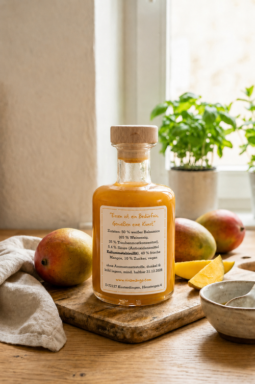 Klassische Flasche - Mango Balsamico Bild 2