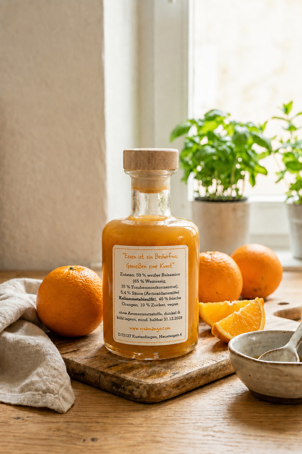 Klassische Flasche - Orange Balsamico Bild 2