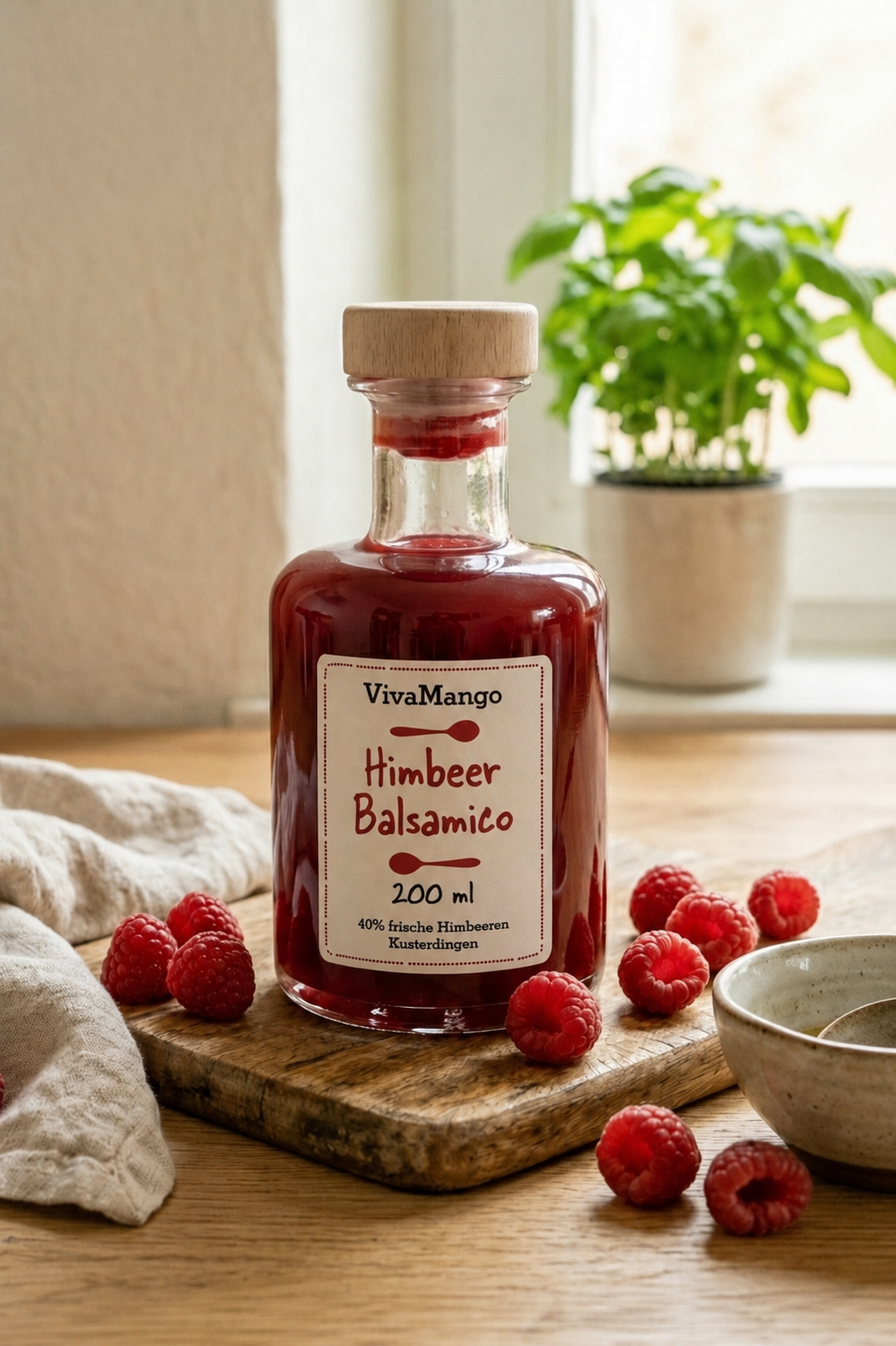 Klassische Flasche - Himbeere Balsamico Bild 1